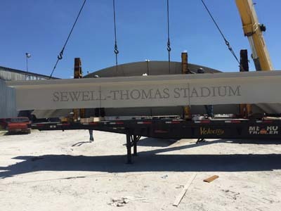 Castone Corp precast panel for Sewell Building